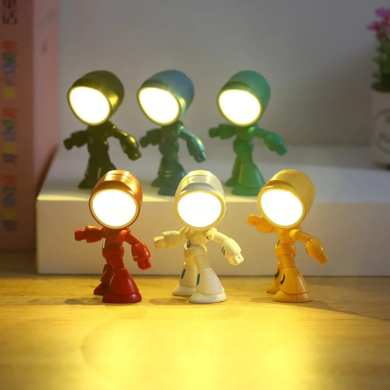 Mini Luminária Inomax - Robô - Dinossauro - Cachorro - Veado